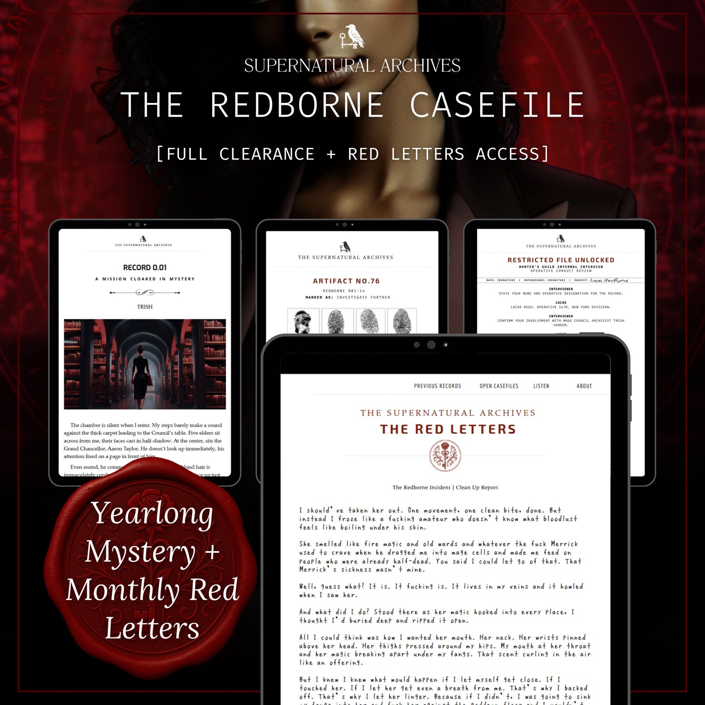 THE REDBORNE FILES (Year-Long Experience)