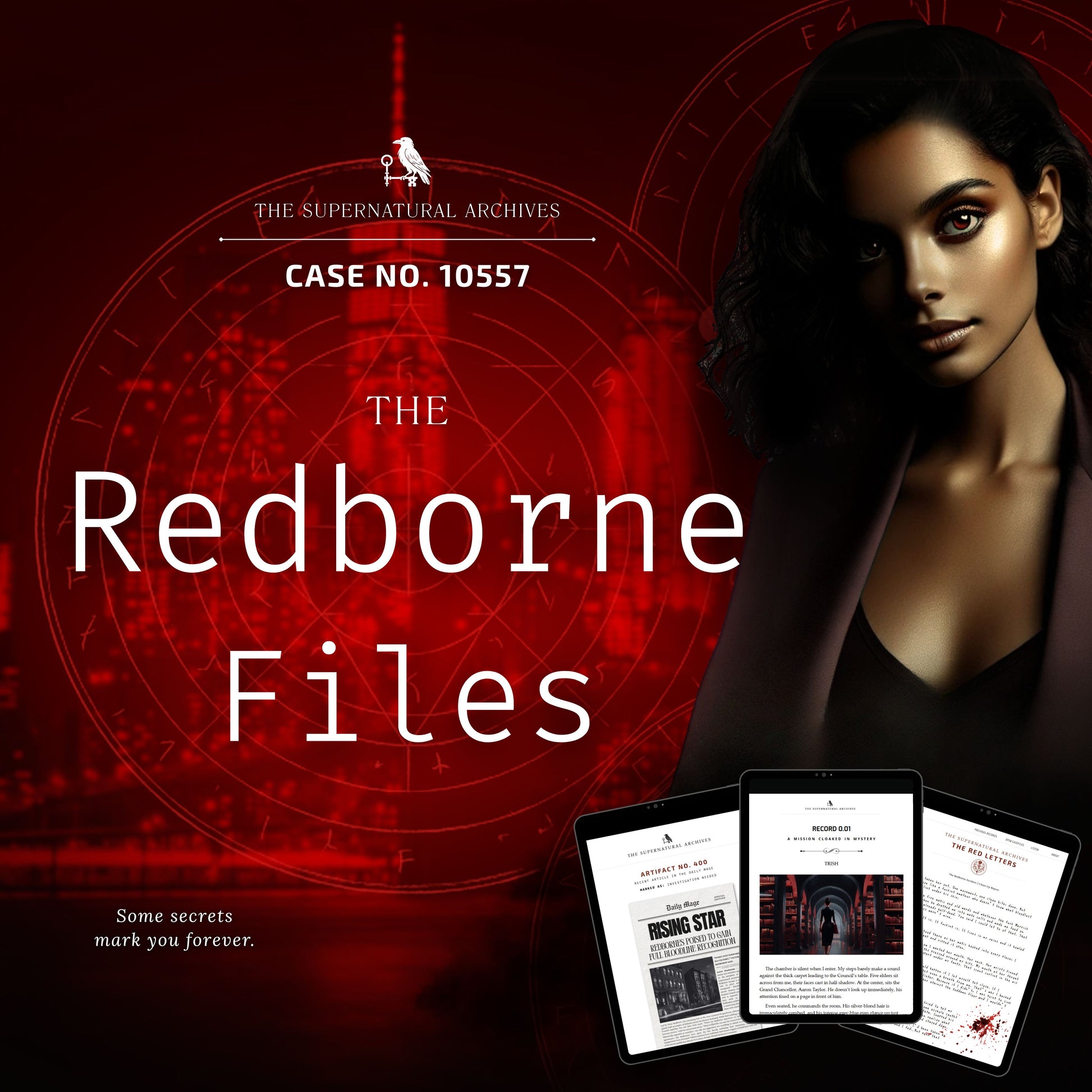 redborne casefiles supernatural archives a steamy paranormal mystery